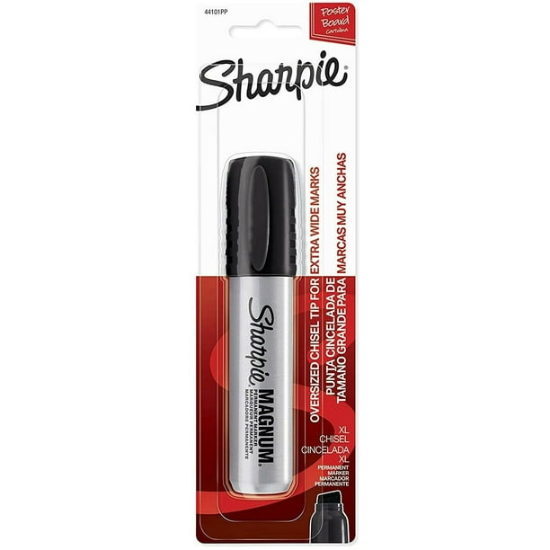 Sharpie Magnum Permanent Marker Jumbo Chisel Point Black 44101pp for sale online